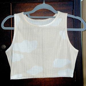Cloud tank top crop top